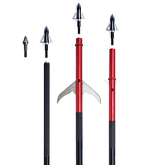 3 SLASH® CARBON CROSS BOLTS, 2 are INsetBlade® arrows.