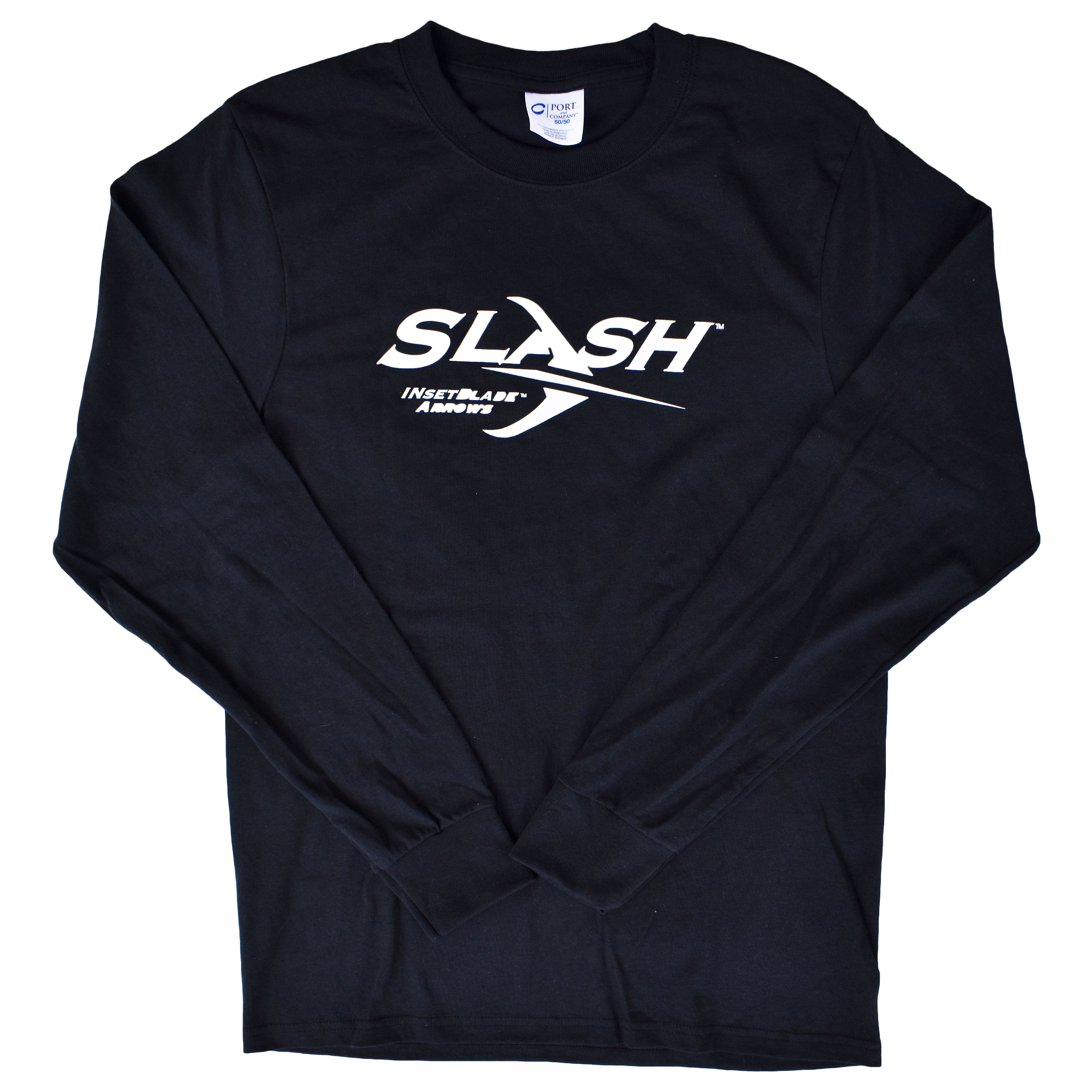 Slash Black Long Sleeved T-Shirt